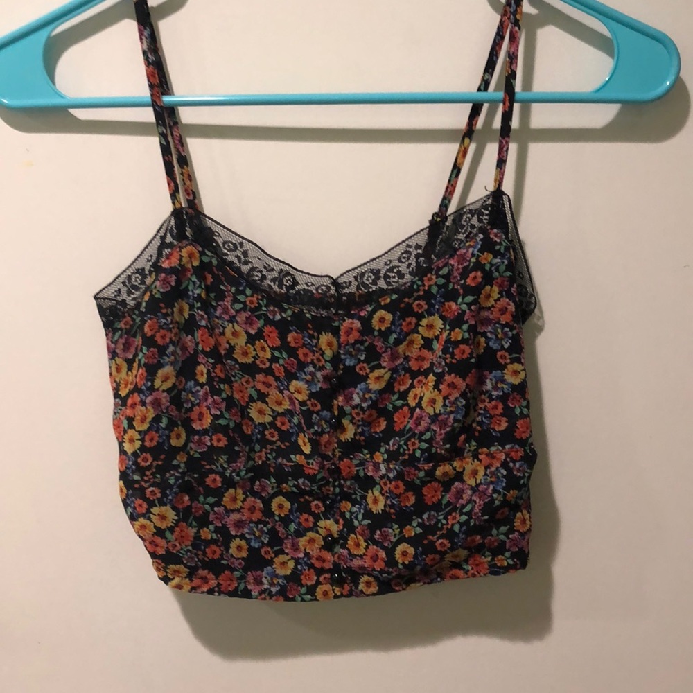 Floral crop top
